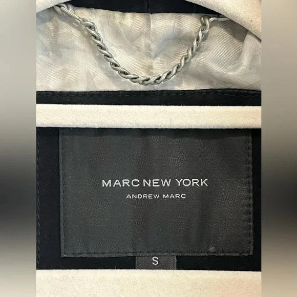 Andrew Marc New York suede  jacket moto size S - Picture 8 of 16
